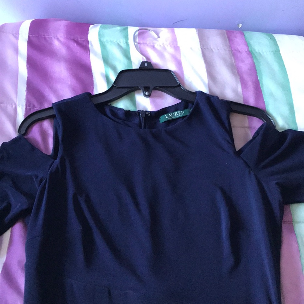 Blue Ralph Lauren Formal Floor Length Gown